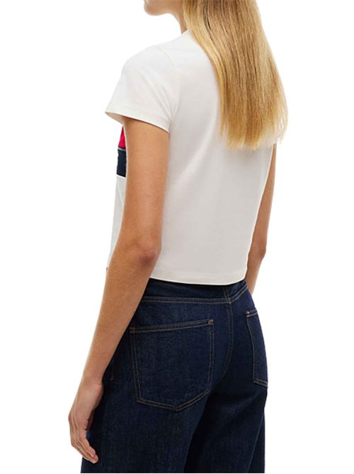 T-shirt regular fit con logo ricamato Tommy Jeans | DW0DW22818YBH